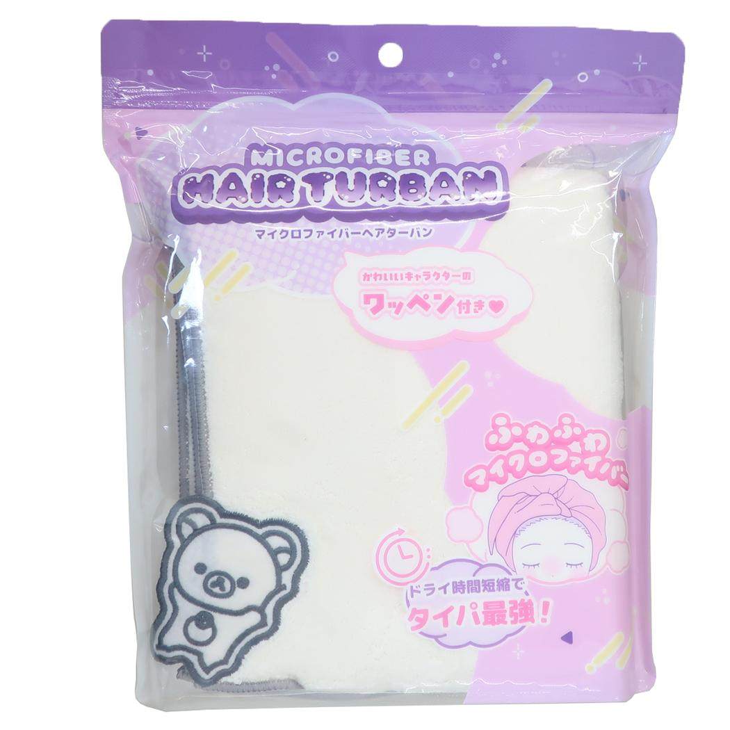 リラックマ ヘアアクセ マイクロファイバーヘアターバン コリラックマ サンエックス サンタン