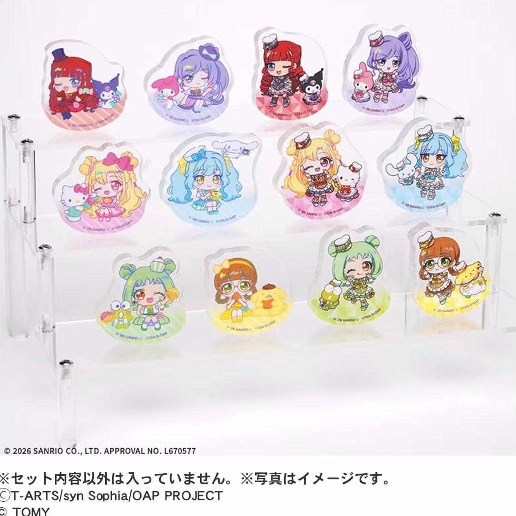 おねがいアイプリxサンリオキャラクターズ アクリルフィギュア アクリルブロック サンリオキャラクターズモデル 全12種 BOX 12個入 タカラトミー