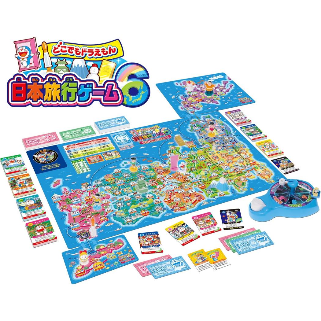 どこでもドラえもん おもちゃ 日本旅行ゲーム6 藤子F不二雄 エポック社