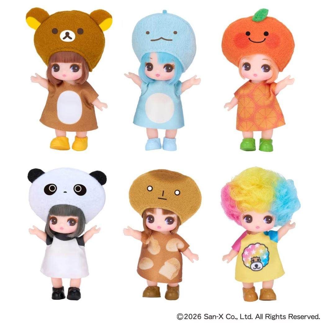 リカちゃん おもちゃ ぷちリカちゃん サンエックスユニバースコレクション 全7種の内どれか1個 タカラトミー