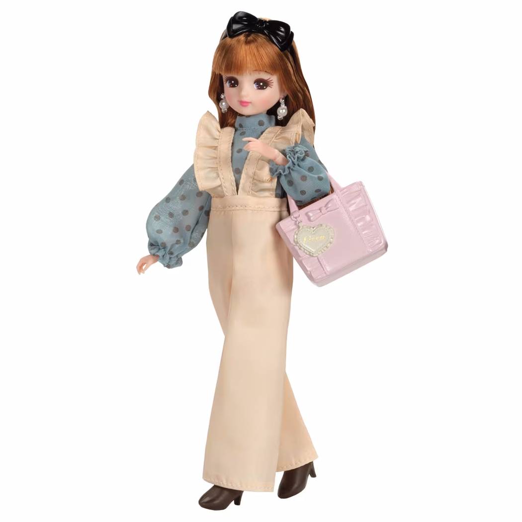 リカちゃん 人形用服 LD-26 スウィートラッフルドット