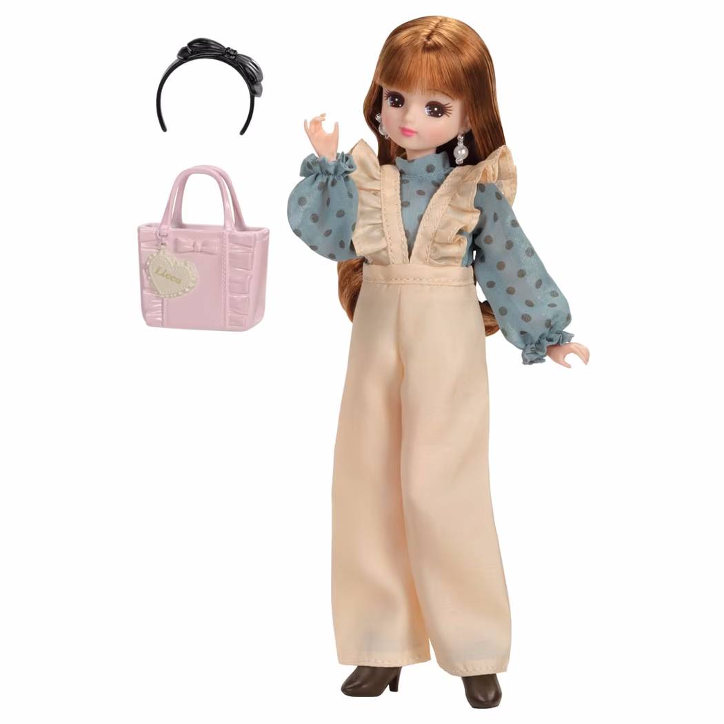 リカちゃん 人形用服 LD-26 スウィートラッフルドット