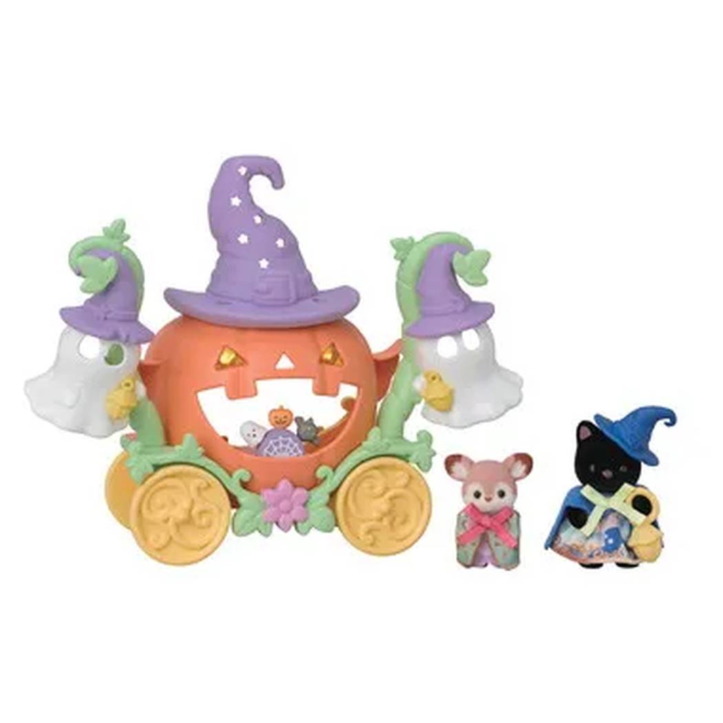 シルバニアファミリー ミニドール ハロウィンおばけとかぼちゃの馬車セット