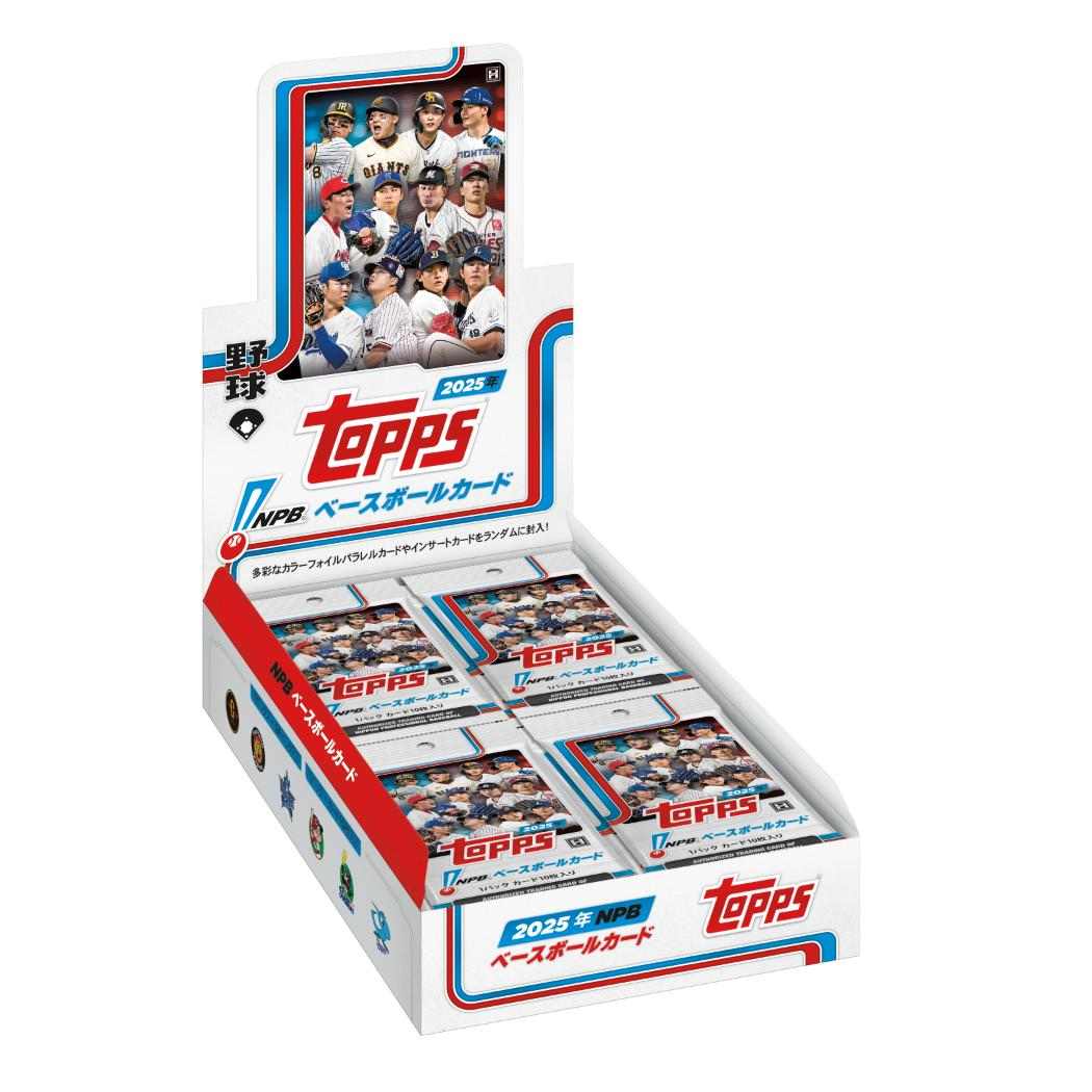 コレクション雑貨2025TOPPSNPBベースボールカードBOX24パック入り(1パック10枚入)コレクター雑貨まとめ買い野球グッズシネマコレクション