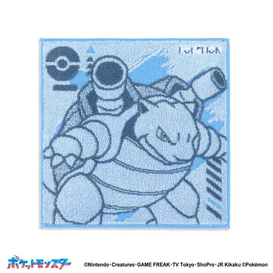 ポケットモンスター ミニタオル タオルハンカチ ベストチョイス ブルー ポケモン タオル美術館