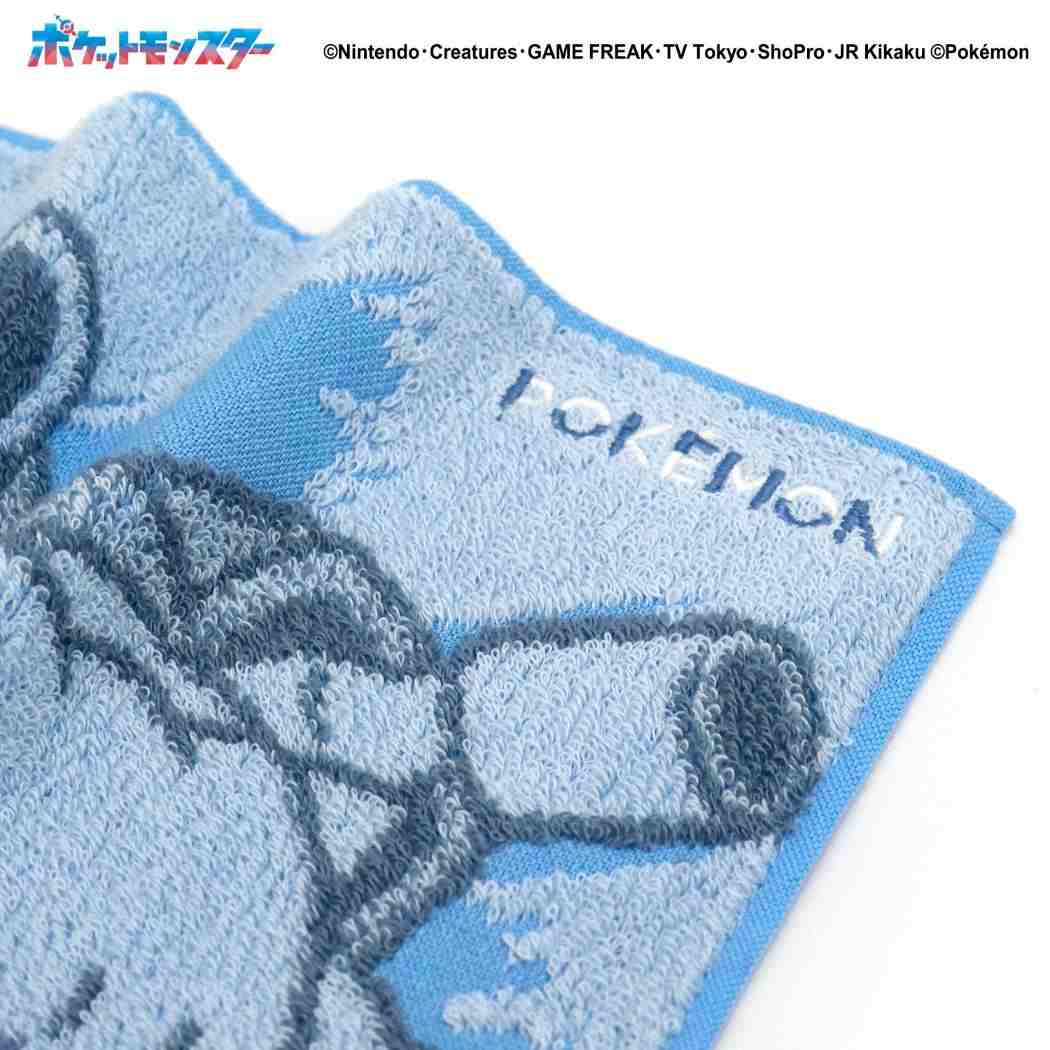 ポケットモンスター ミニタオル タオルハンカチ ベストチョイス ブルー ポケモン タオル美術館