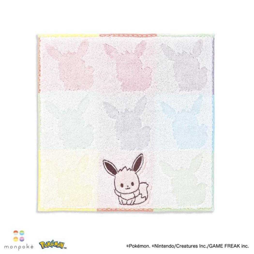 ポケットモンスター ミニタオル タオルハンカチ モンポケ だーれだ？ ピンク ポケモン タオル美術館