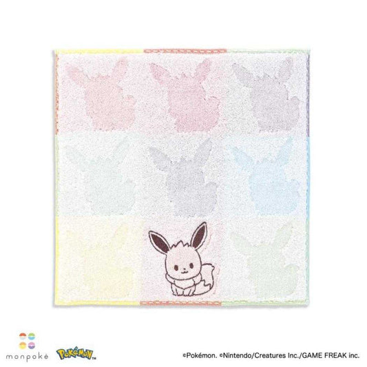 ポケットモンスター ミニタオル タオルハンカチ モンポケ だーれだ？ ピンク ポケモン タオル美術館