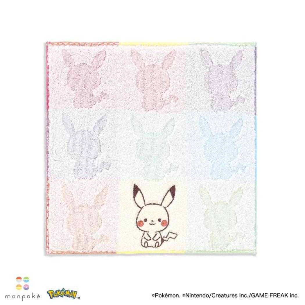 ポケットモンスター ミニタオル タオルハンカチ モンポケ だーれだ？ イエロー ポケモン タオル美術館