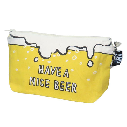 AND PACKABLE ペンポーチ ジッパーポーチ ZPO BEER-YE テクノプライム 小物入れ かわいい グッズ メール便可 シネマコレクション