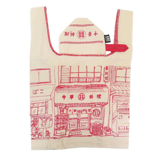 AND PACKABLE エコバッグ ミニマルシェバッグ MBHS チュウカソバ NT テクノプライム お買い物バッグ 手提げバッグ グッズ メール便可 シネマコレクション