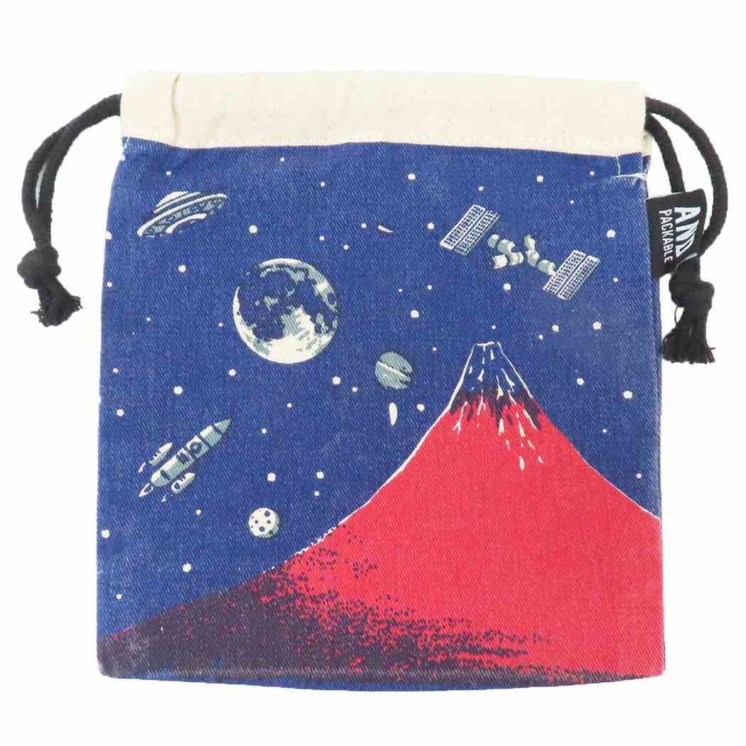 AND PACKABLE 巾着袋 巾着ポーチ KPO アカフジ NV テクノプライム 小物入れ かわいい グッズ メール便可 シネマコレクション