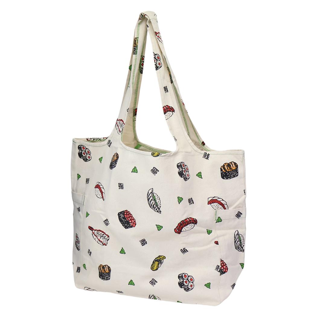AND PACKABLE エコバッグ マルシェバッグ MBO SUSHI NT テクノプライム お買い物バッグ 手提げバッグ グッズ メール便可 シネマコレクション