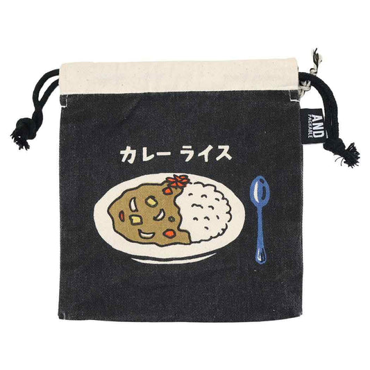 AND PACKABLE 巾着袋 巾着ポーチ KPO BEAR CURRY BK テクノプライム 小物入れ かわいい グッズ メール便可 シネマコレクション