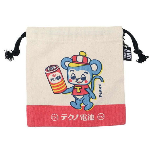 AND PACKABLE 巾着袋 巾着ポーチ KPO テクチャン RD テクノプライム 小物入れ かわいい グッズ メール便可 シネマコレクション