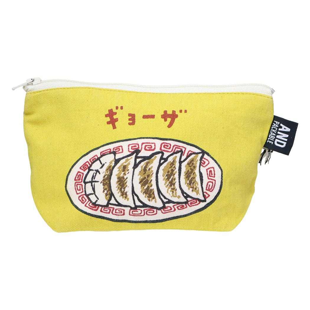 AND PACKABLE コスメポーチ ポーチ ZPO ギョーザ オヤジ YE テクノプライム 小物入れ かわいい グッズ メール便可 シネマコレクション