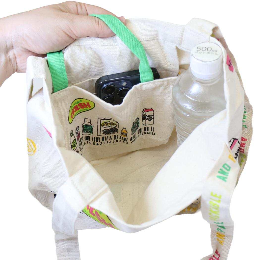 AND PACKABLE トートバッグ MTBPミニトートバッグ バーコード NT テクノプライム