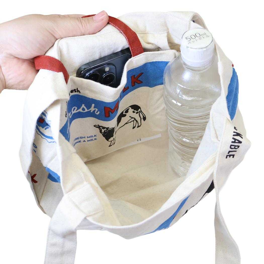 AND PACKABLE トートバッグ MTBPミニトートバッグ MILK-NT テクノプライム