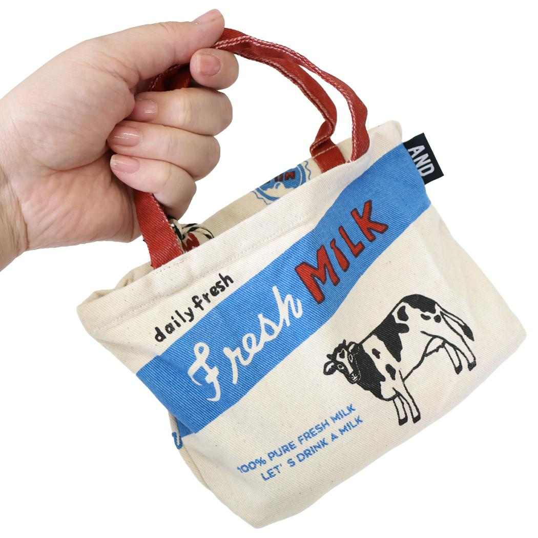 AND PACKABLE トートバッグ MTBPミニトートバッグ MILK-NT テクノプライム