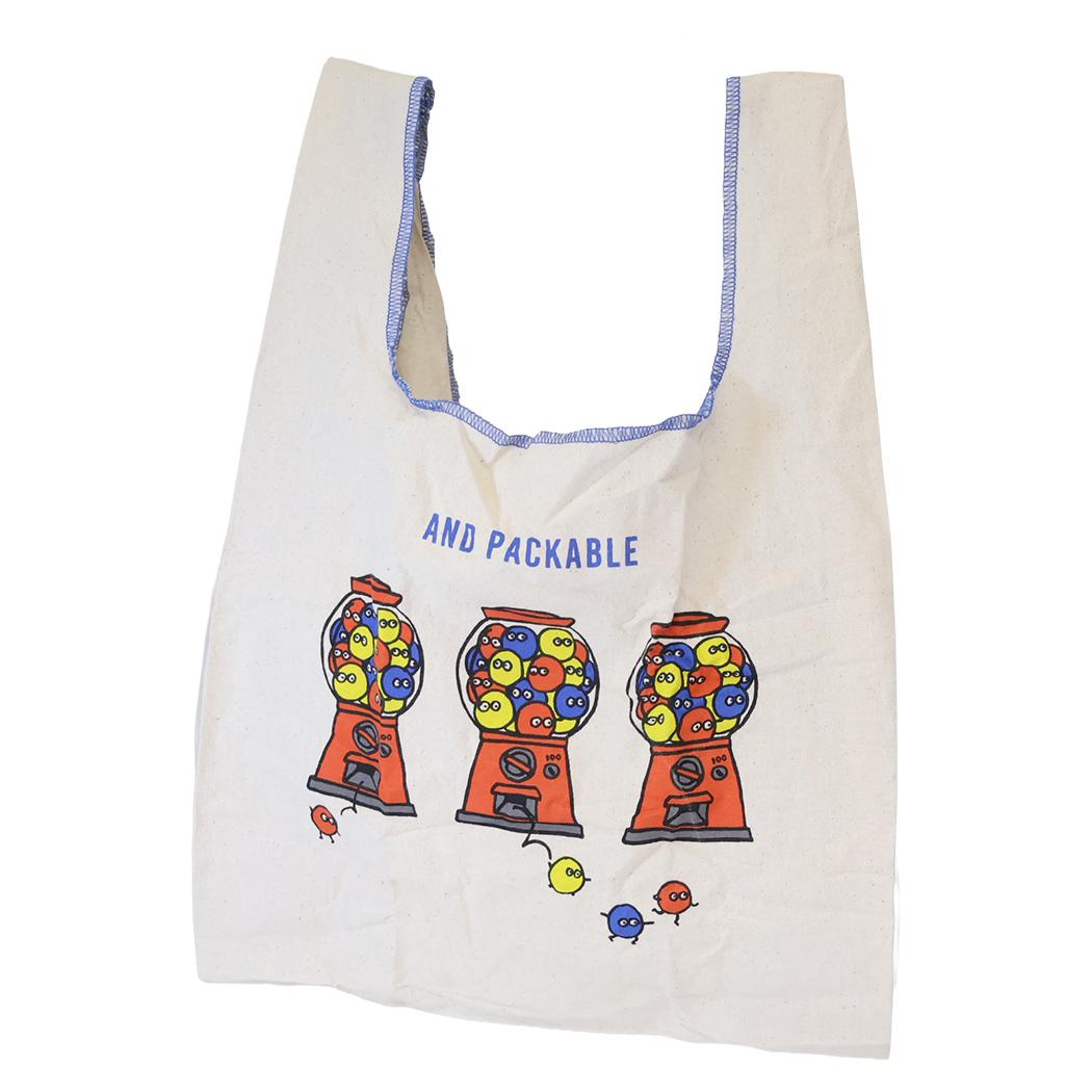 AND PACKABLE エコバッグ ミニマルシェバッグ カプセルトイ NT テクノプライム