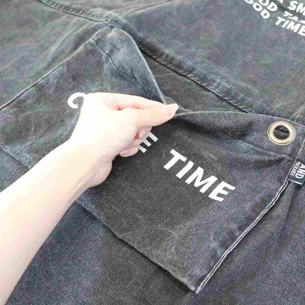 AND PACKABLE エプロン PAP パッカブルエプロン コーヒータイム BK テクノプライム