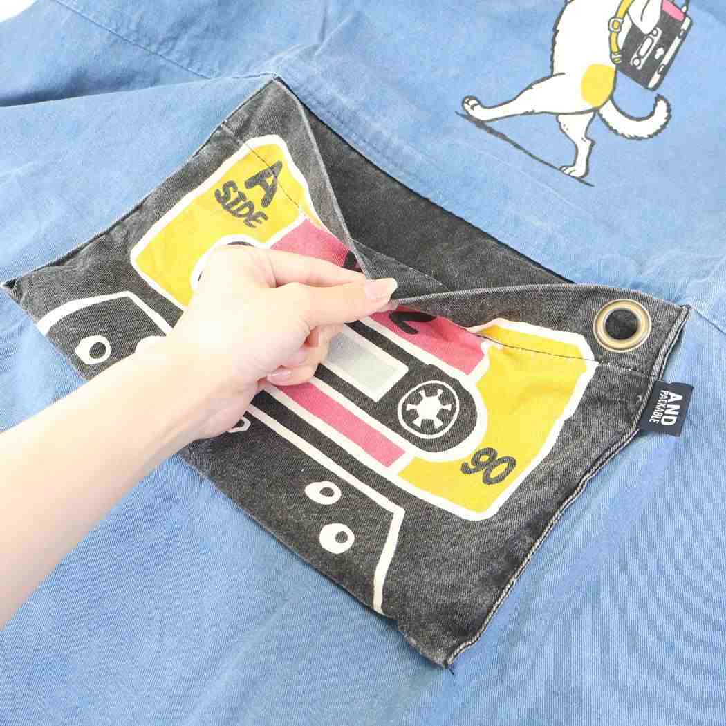 AND PACKABLE エプロン PAP パッカブルエプロン ウォークワン BL テクノプライム