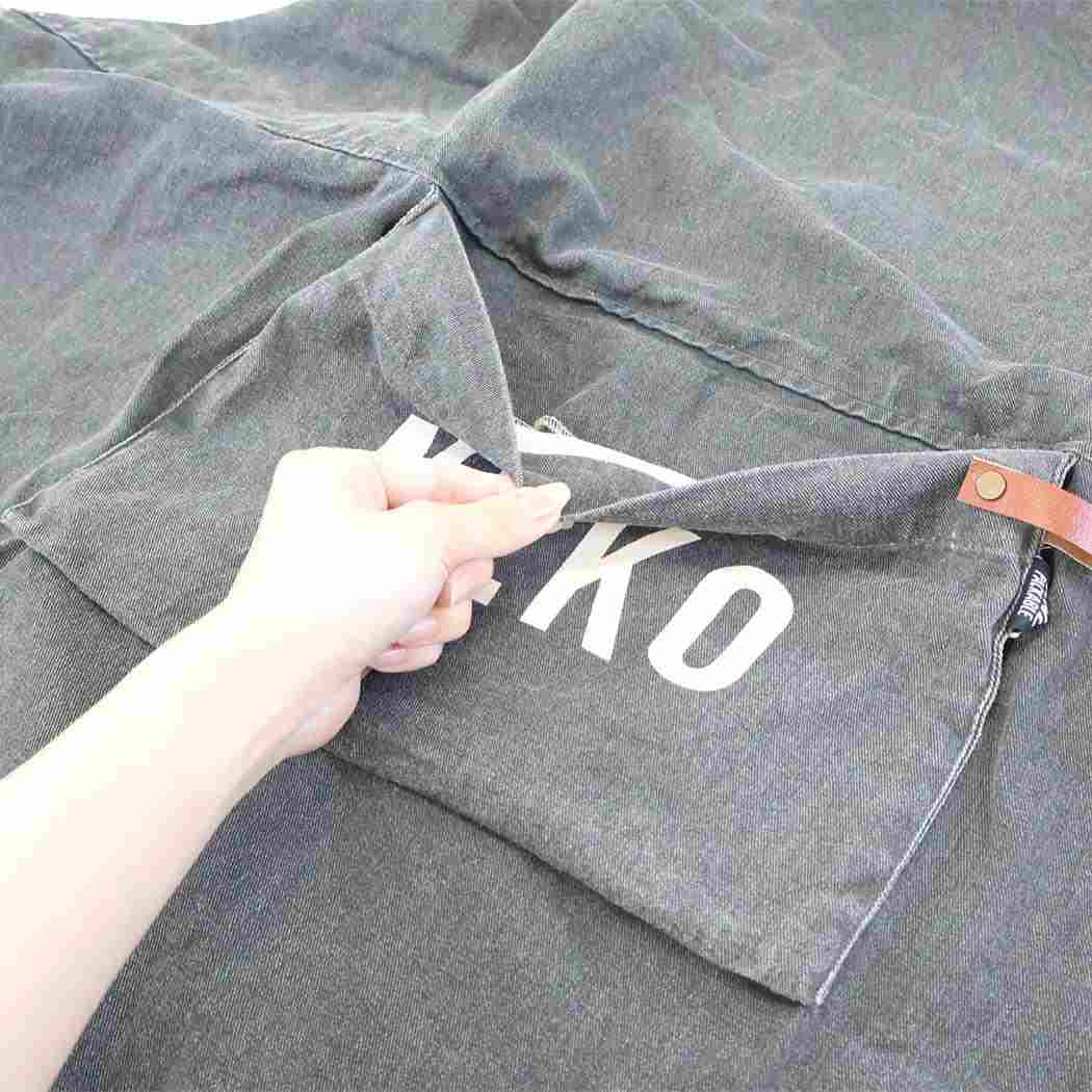 AND PACKABLE エプロン PAP パッカブルエプロン ロゴネコ テクノプライム