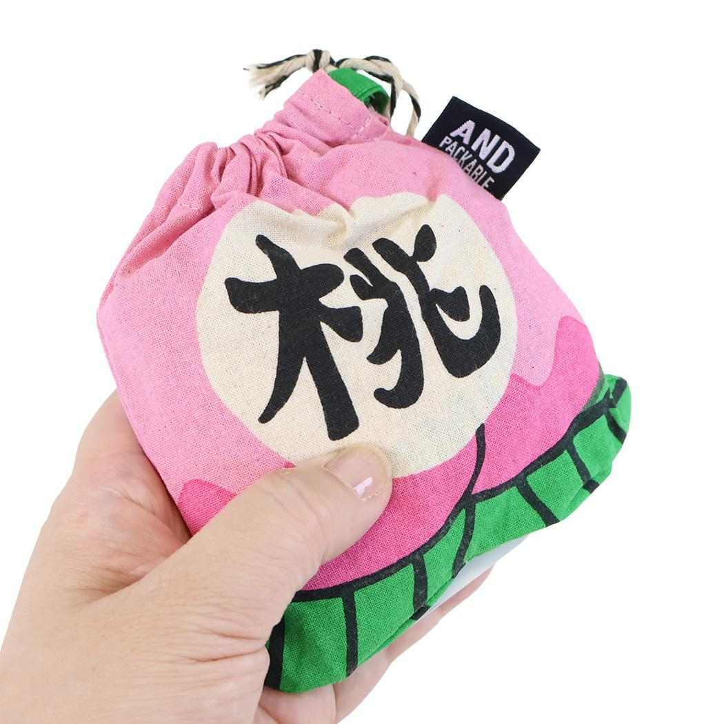 AND PACKABLE エコバッグ ミニマルシェバッグ モモタロウ NT テクノプライム