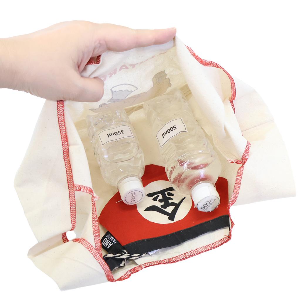 AND PACKABLE エコバッグ ミニマルシェバッグ キンタロウ NT テクノプライム