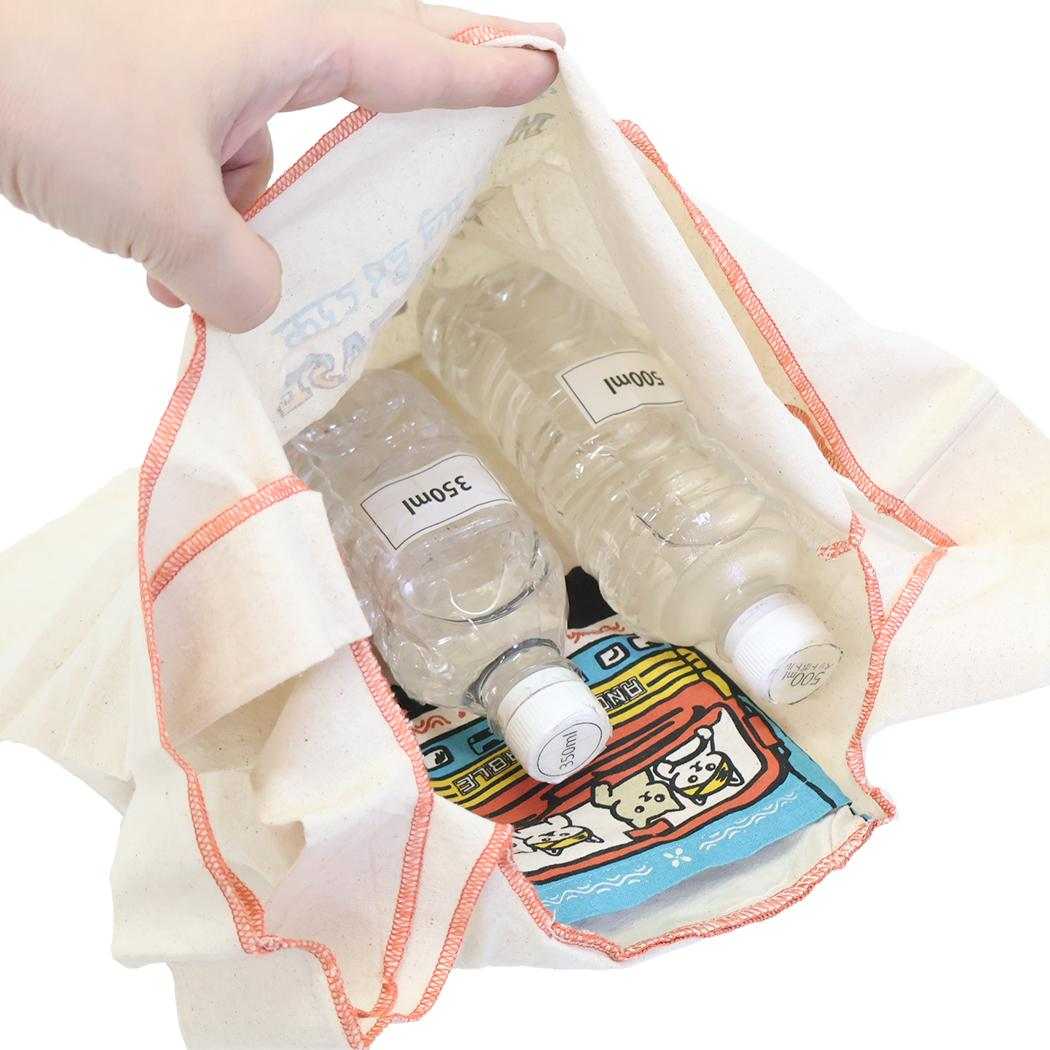 AND PACKABLE エコバッグ ミニマルシェバッグ デコトラキャット NT テクノプライム