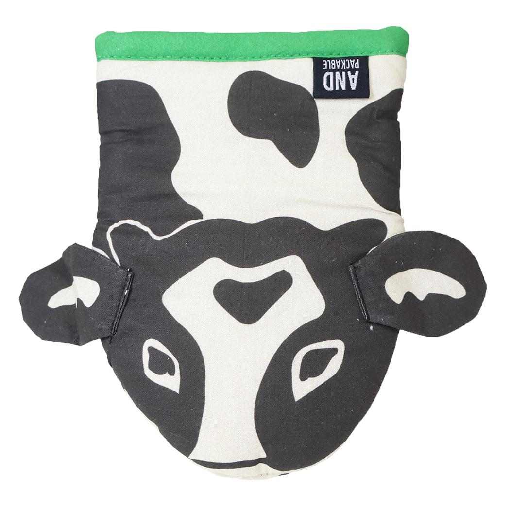 AND PACKABLE キッチン雑貨 キッチンミトン アニマル COW NT テクノプライム