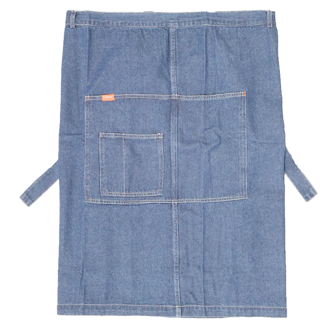 Hanes ヘインズ カフェエプロン ウォッシュドデニムソムリエエプロン ネイビー ツカモトコーポレーション