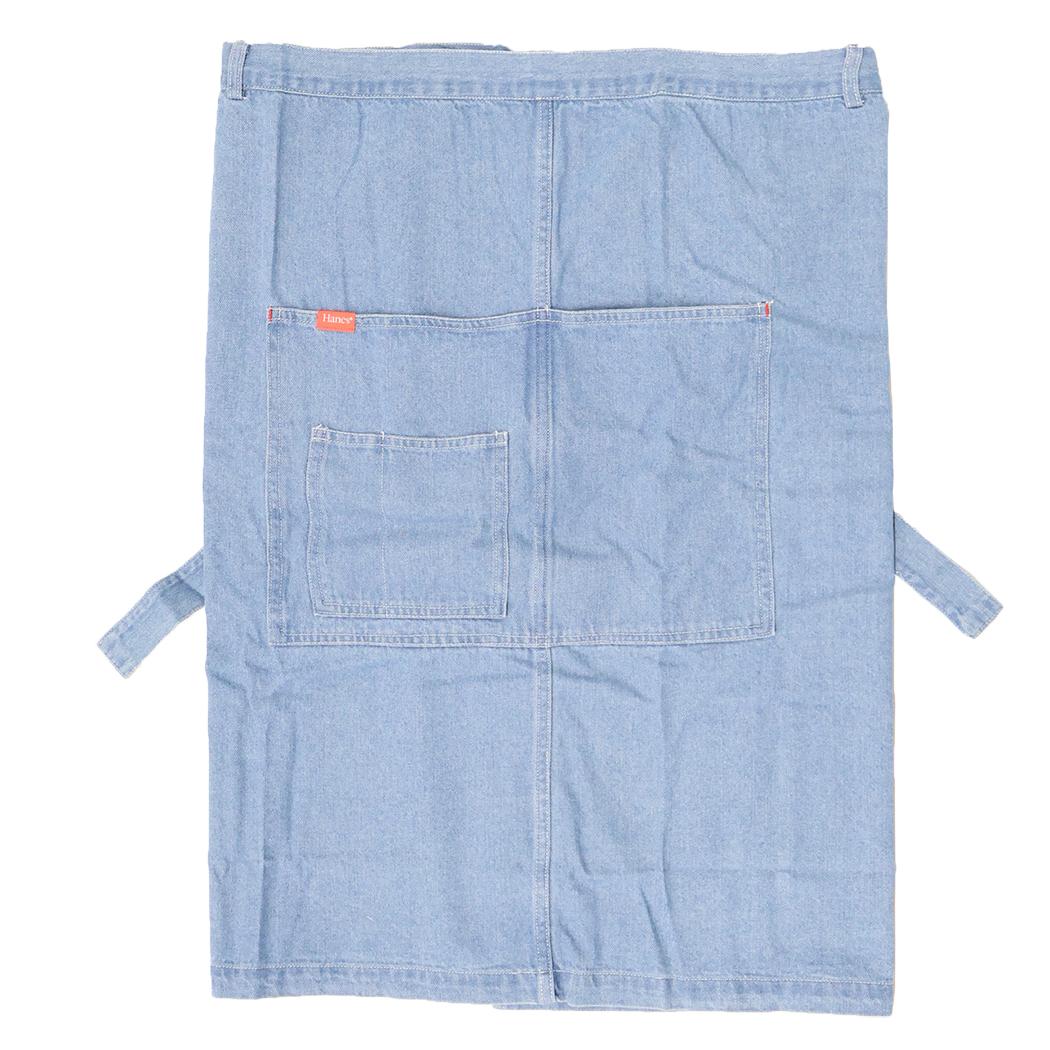 Hanes ヘインズ カフェエプロン ウォッシュドデニムソムリエエプロン ブルー ツカモトコーポレーション