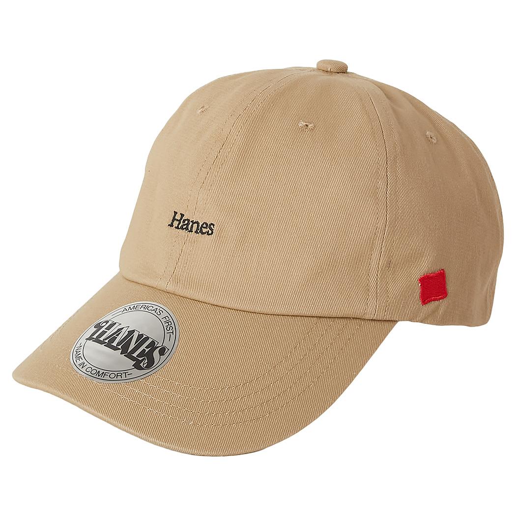 Hanes ヘインズ 帽子 ミニロゴキャップ ベージュ ツカモトコーポレーション