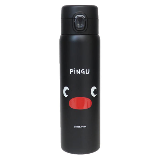 ピングー 保温保冷水筒 ステンレスワンプッシュボトル 480ml Pingu 東亜金属 ロック機能 ワンタッチ 軽量 キャラクター グッズ シネマコレクション