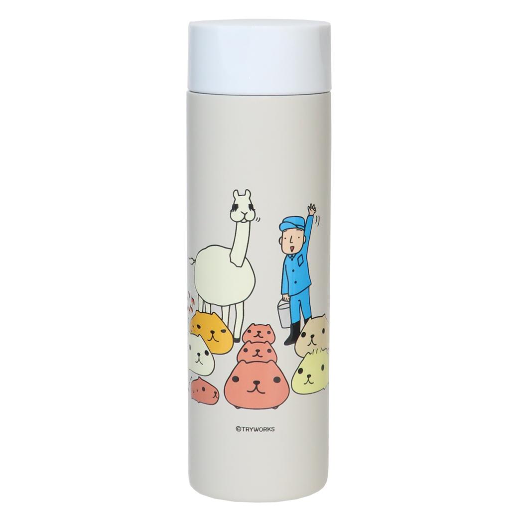 カピバラさん 保温保冷水筒 ポケミニまほうびんボトル 150ml 集合 東亜金属 ステンレス ミニボトル 小さい キャラクター グッズ シネマコレクション