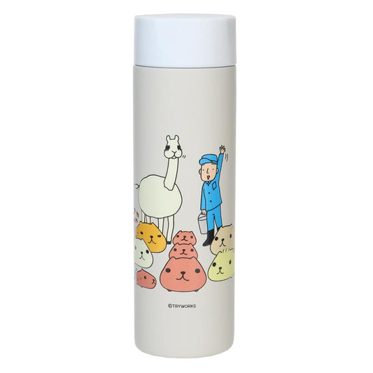 カピバラさん 保温保冷水筒 ポケミニまほうびんボトル 150ml 集合 東亜金属 ステンレス ミニボトル 小さい キャラクター グッズ シネマコレクション