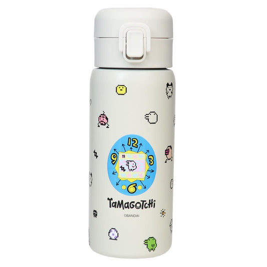 たまごっち 保温保冷水筒 ステンレスワンプッシュボトル350ml ドット 東亜金属 ロック機能 ワンタッチ キャラクター グッズ シネマコレクション