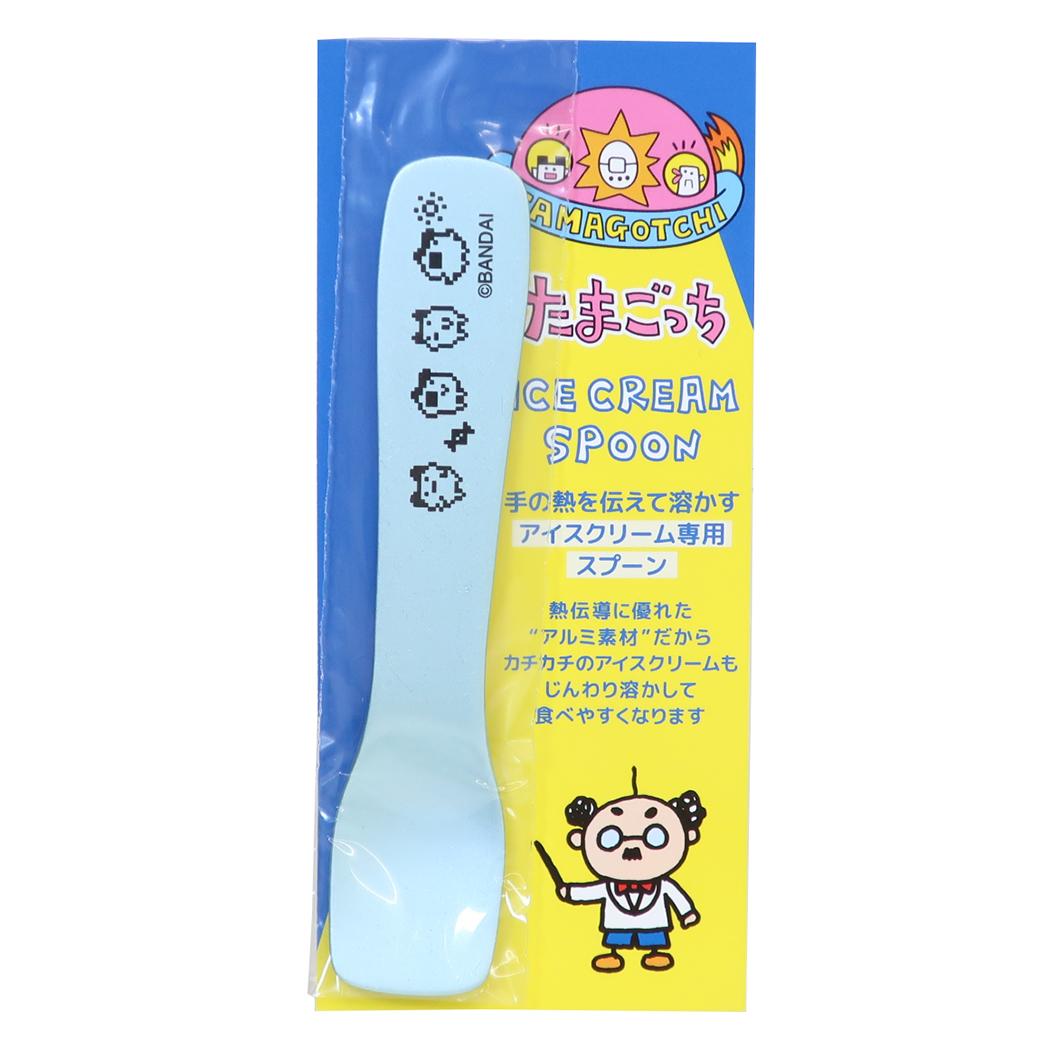 たまごっち スプーン アイスクリームスプーン ドット ブルー 東亜金属