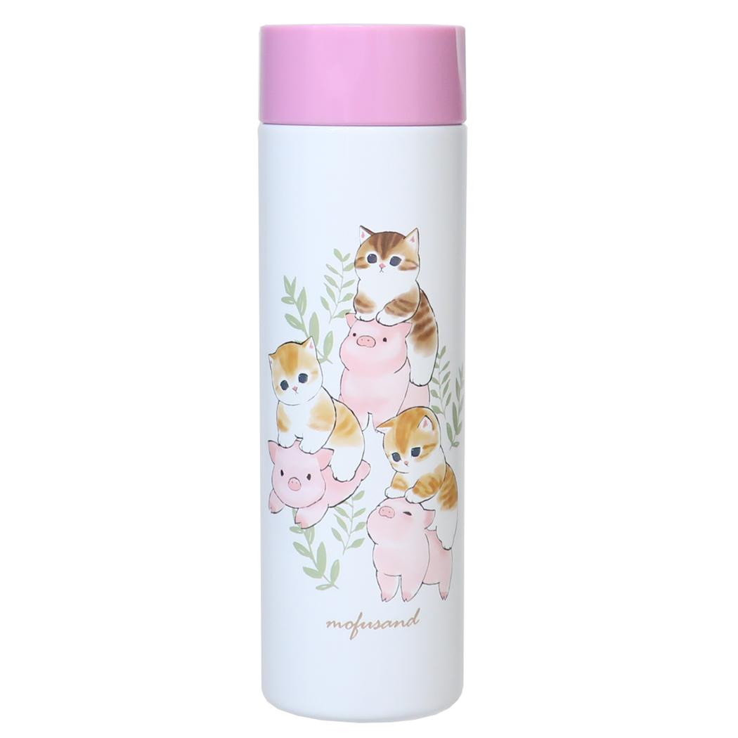 モフサンド 保温保冷水筒 ポケミニまほうびんボトル 150ml ぶたとねこ mofusand 東亜金属 ステンレス ミニボトル 小さい キャラクター グッズ シネマコレクション