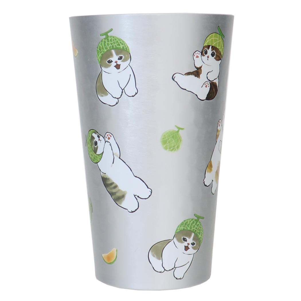 モフサンド タンブラー アルミタンブラー 450ml メロンにゃん mofusand 東亜金属 軽量 冷飲料専用 キャラクター グッズ シネマコレクション