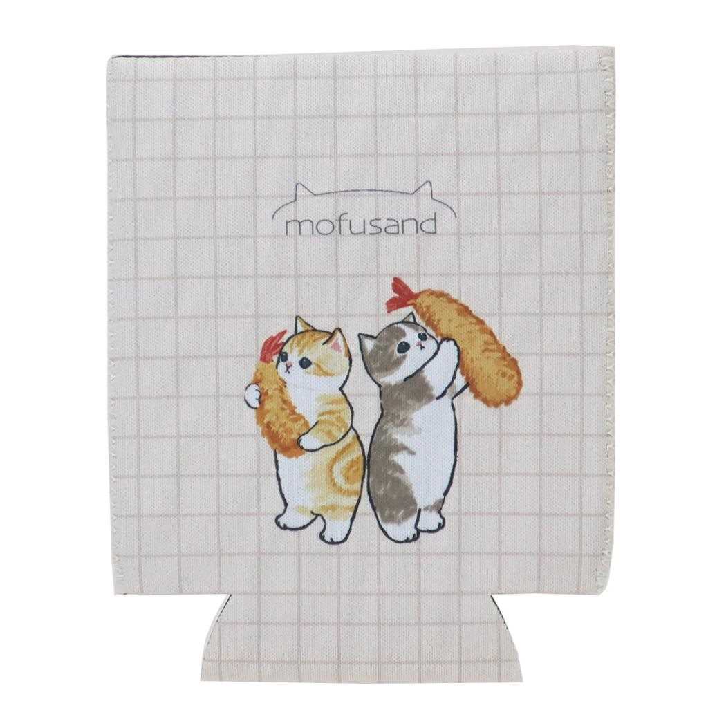 モフサンド ペットボトルホルダー 缶カバー えび天にゃん mofusand 東亜金属 プレゼント アウトドア キャラクター グッズ メール便可 シネマコレクション