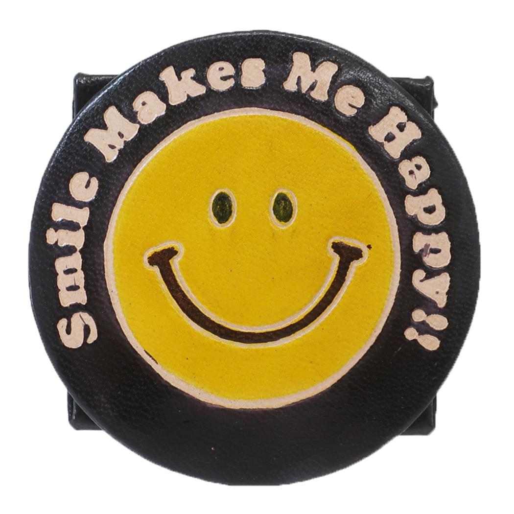 スマイリーフェイス 小銭入れ ヤンピーコインパース スマイルレター Smiley Face トモコーポレーション コインパース 山羊革 キャラクター グッズ メール便可 シネマコレクション