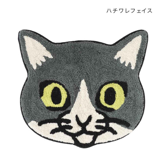 アニマルグッズ フロアマット マット ハチワレフェイス ねこ トモコーポレーション フリーマット インテリア雑貨 グッズ シネマコレクション