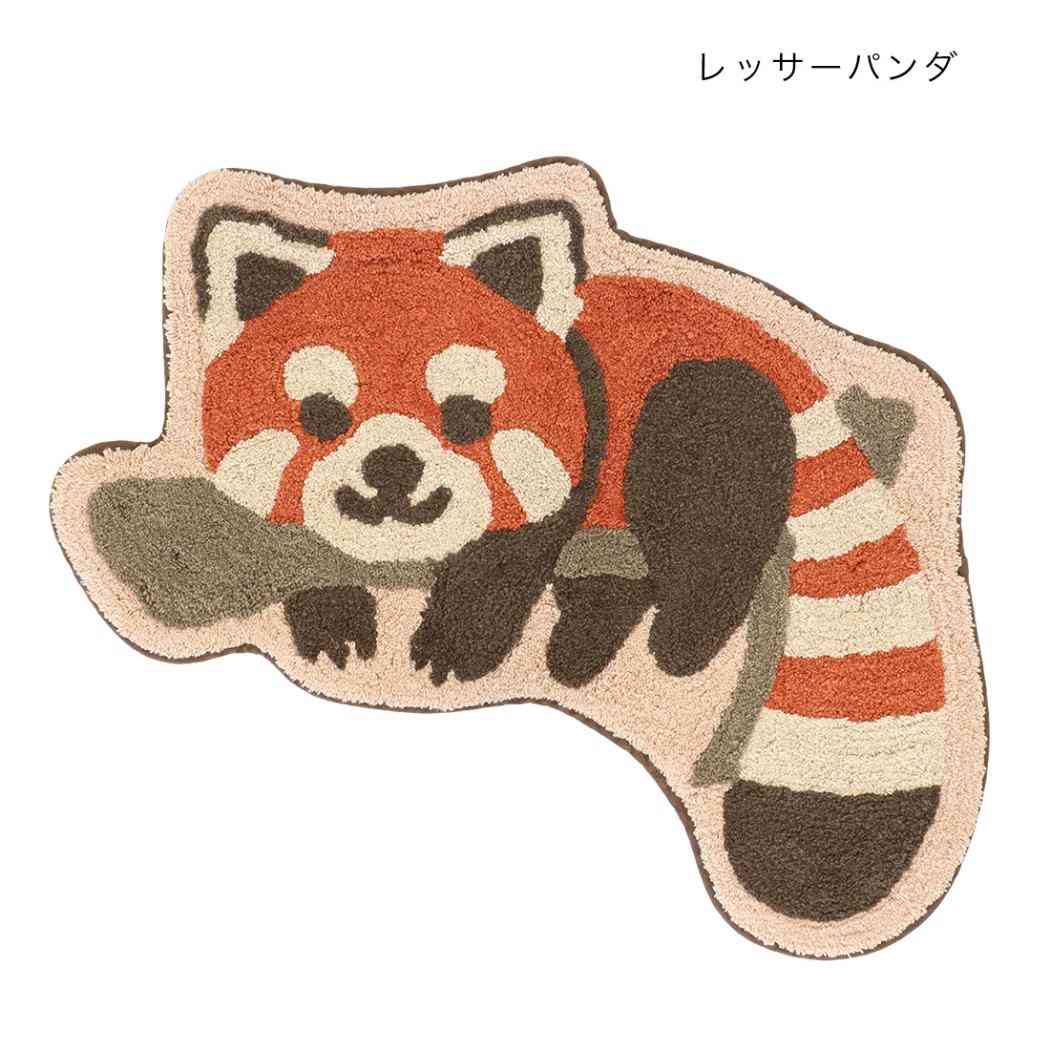 アニマルグッズ フロアマット マット レッサーパンダ アニマル トモコーポレーション フリーマット インテリア雑貨 グッズ シネマコレクション