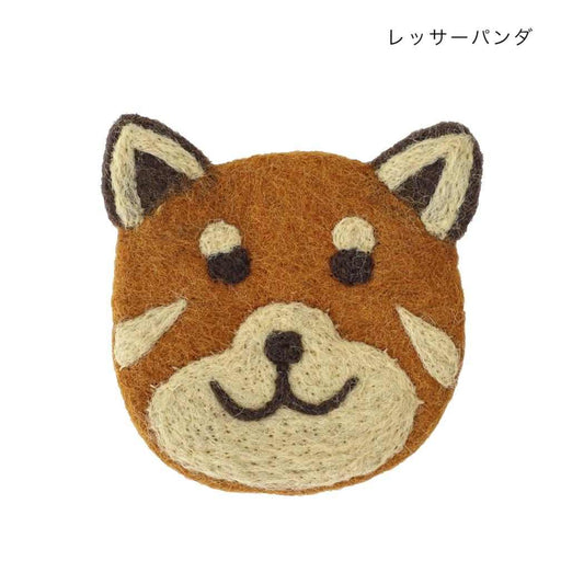 アニマルグッズ テーブルウエア コースター アニマル レッサーパンダ トモコーポレーション コップ敷き かわいい グッズ メール便可 シネマコレクション