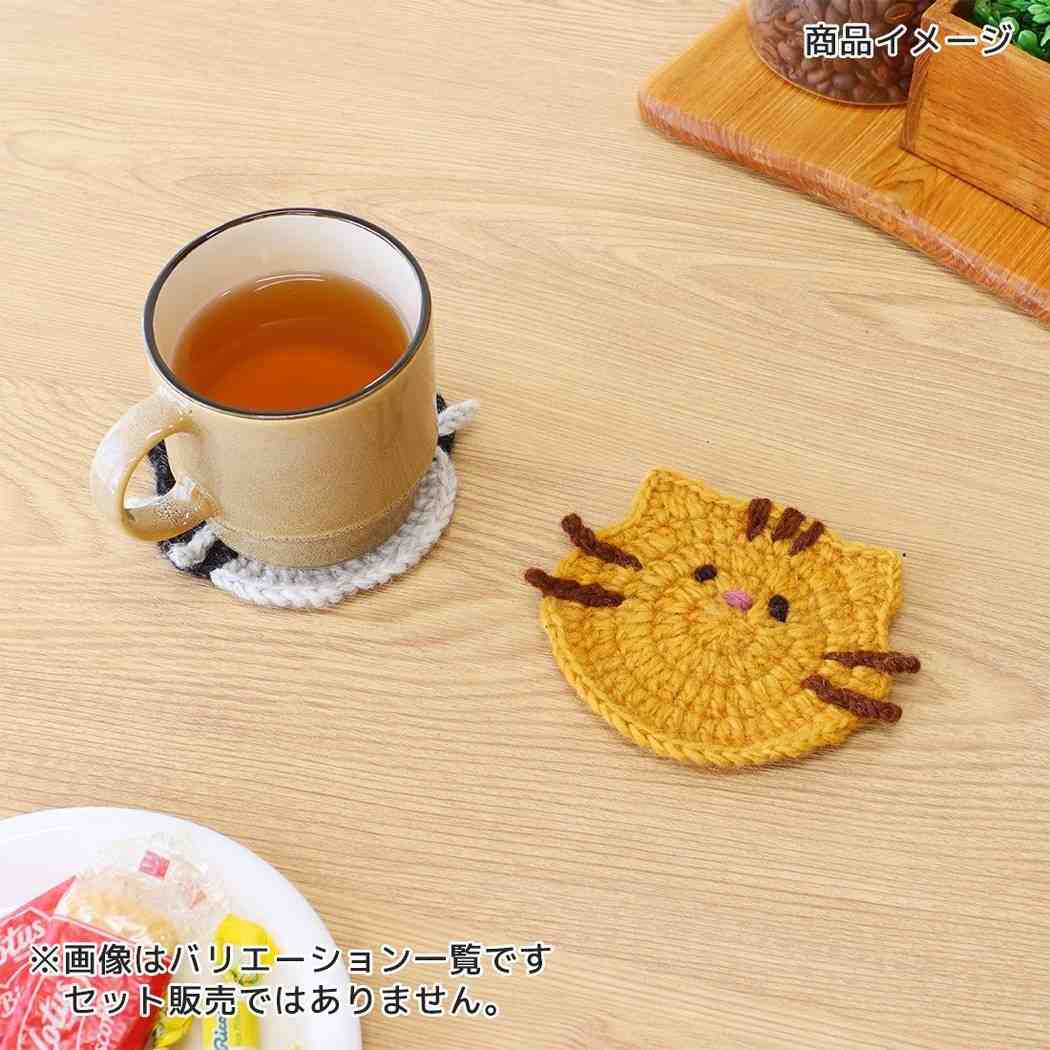 コースター ネパールニット コースター シマエナガ トモコーポレーション