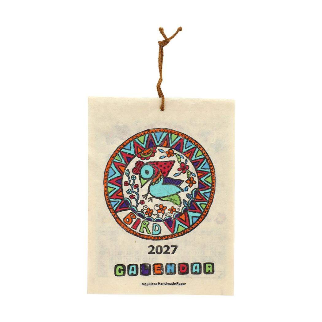 2027Calendar カレンダーS バード 壁掛けカレンダー2027年 令和9年暦 トモコーポレーション