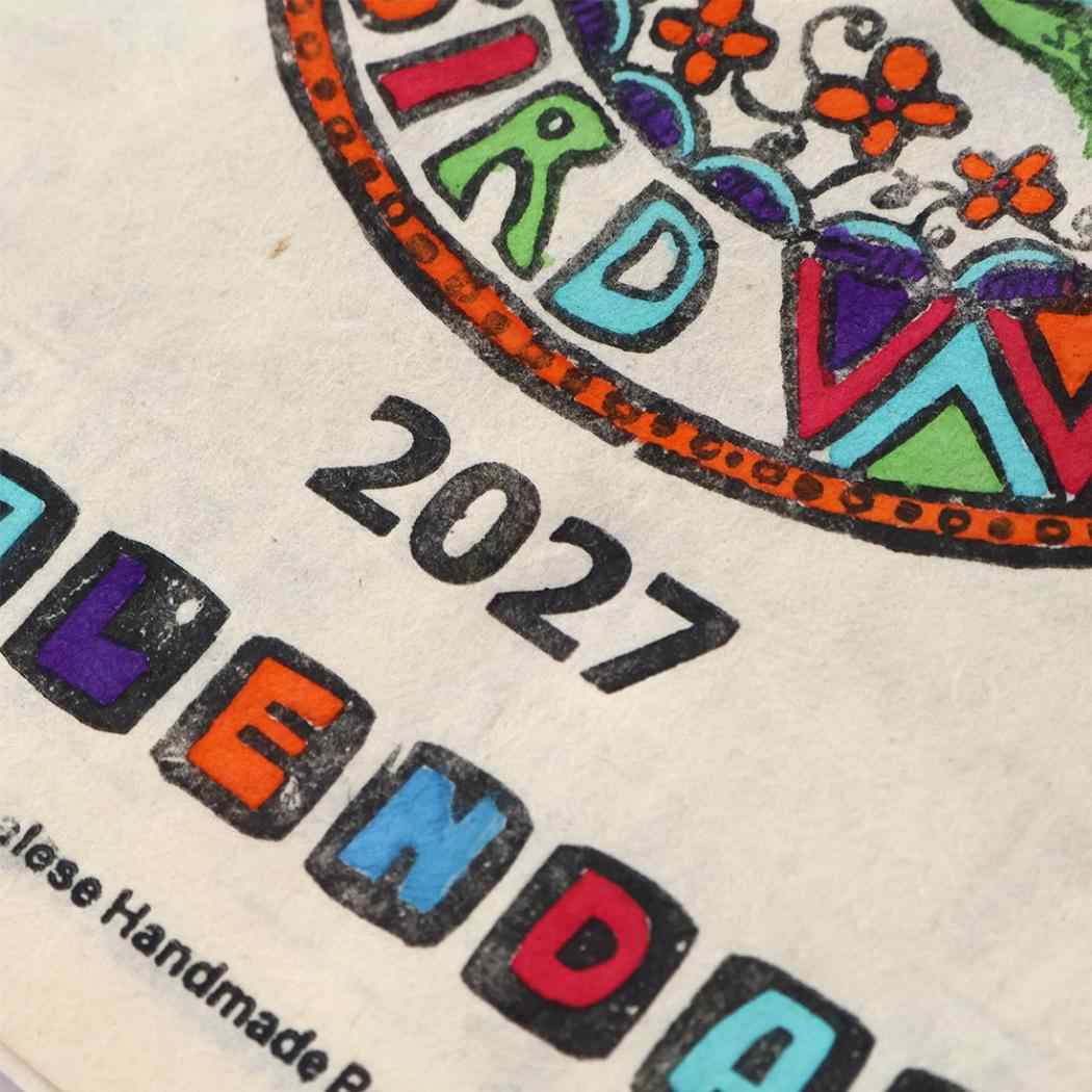 2027Calendar カレンダーS バード 壁掛けカレンダー2027年 令和9年暦 トモコーポレーション