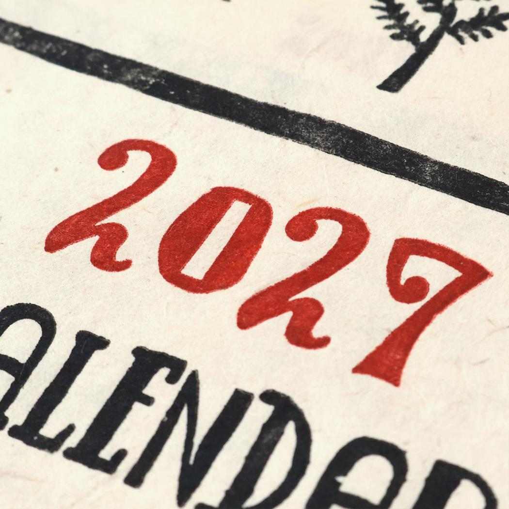 2027Calendar カレンダーS アルボナ 壁掛けカレンダー2027年 令和9年暦 トモコーポレーション
